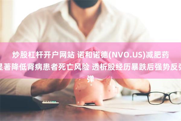 炒股杠杆开户网站 诺和诺德(NVO.US)减肥药显著降低肾病患者死亡风险 透析股经历暴跌后强势反弹